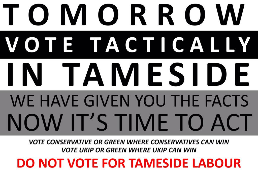 shameside's tweet photo. Share - we have one day left. #TamesideRevolution http://t.co/Cfq3igkS4T