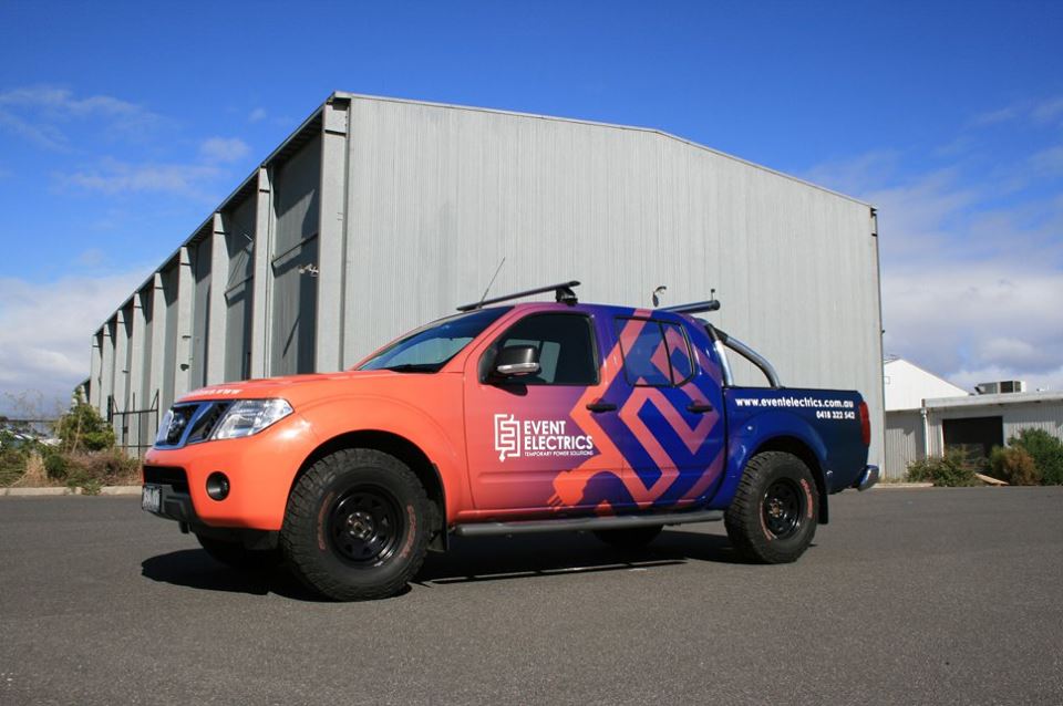 Finished up this commercial advertising wrap on a #nissannavara earlier today. #vehiclewrap #vinylwrap