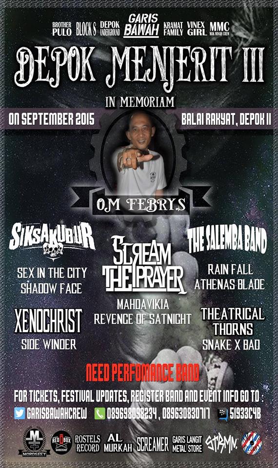 <a href="/BingBongFams/">BingBongFams</a> COMINGSOON! | DEPOK MENJERIT III, In Memoriam (OM FEBRY.S) | CP : <a href="/GarisBawahCrew/">IG : GARISBAWAHCREW</a> | ☎ 0896-9809-8234