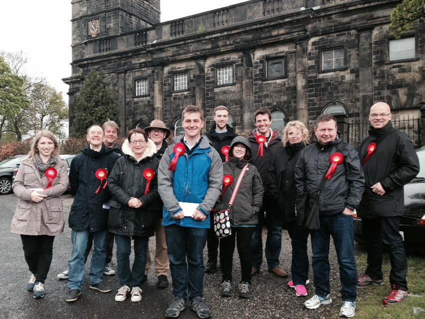 Great team out in Ryburn today, 3 rounds completed. Here we are in dryer times. #LabourDooorstep