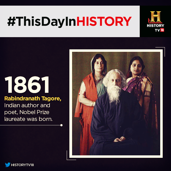 History Tv18 On Twitter Thisdayinhistory Rabindranath - 
