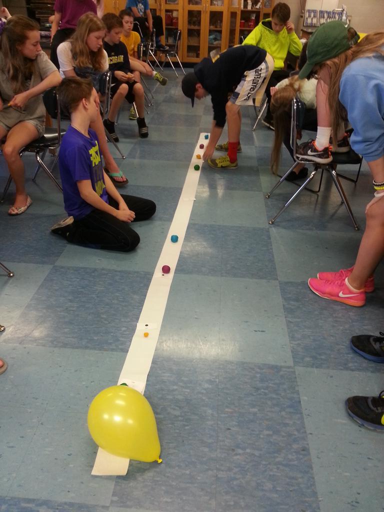 mrmacmathsci's tweet image. In Science students were guessing the scale of our solar system. #egrps14 #mssciencechat #msscience #space #scale