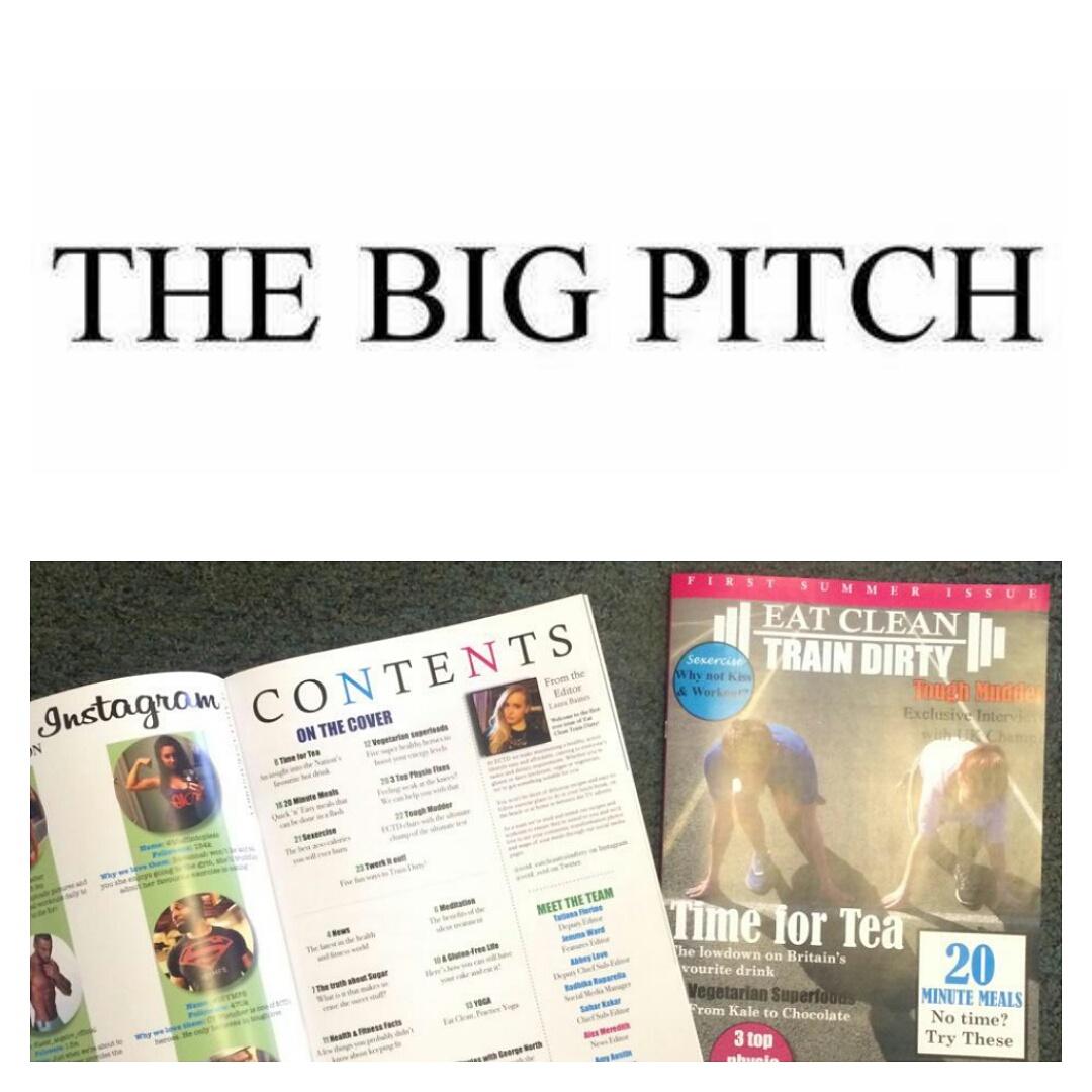 EctdMagUK's tweet photo. Almost time for The Big Pitch! #EatCleanTrainDirty @alivmwarner http://t.co/kzRROjQuvY