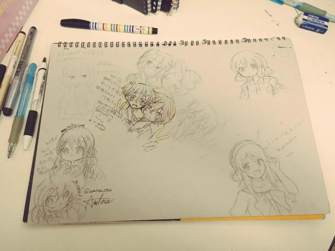 今日のオフ会にての書き残し…・:*+.\(( °ω° ))/.:+
明輝堂に残しました←
とりあえずカル渚5分ぐらいで頑張った( ˇωˇ ) 