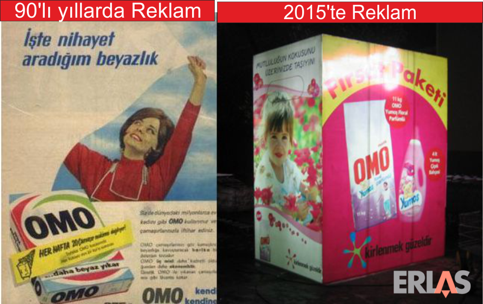 Eski Reklamları'da #Unutmamalı ama yeni olan şeylerde kirlenmek kadar güzeldir değil mi <a href="/OMOTurkiye/">Omo Türkiye</a>