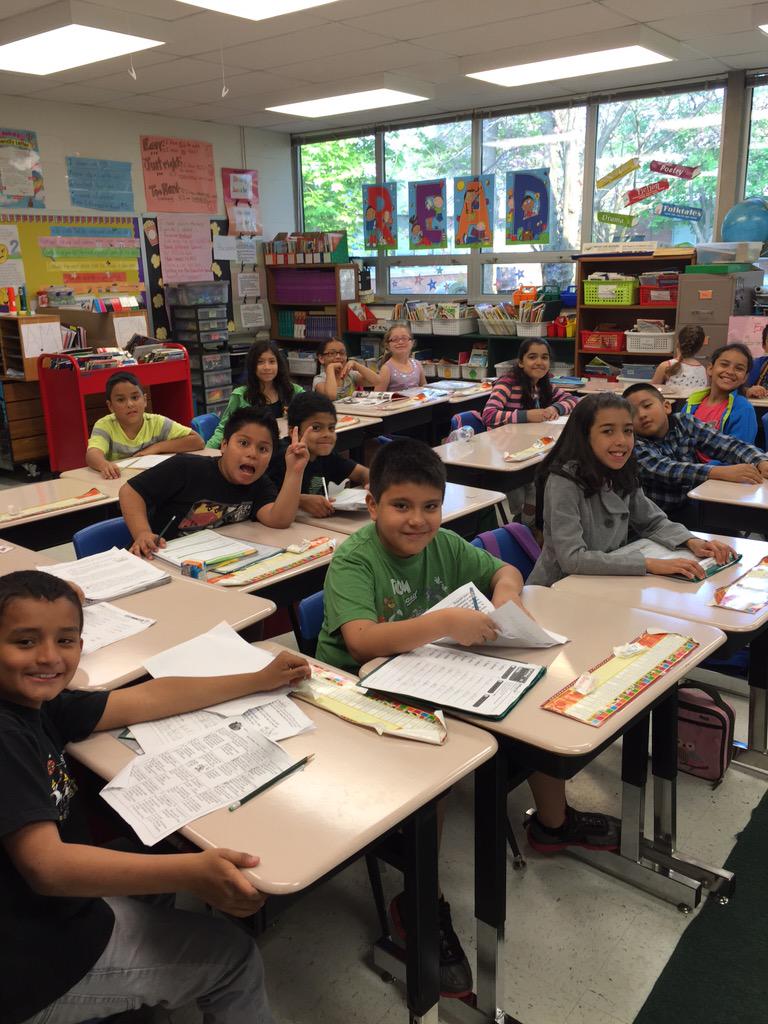 Third graders ready for a great day!