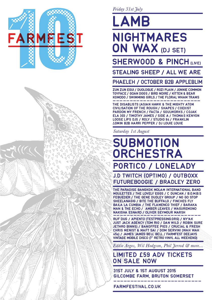 Few remaining early tickets here: farmfestival.co.uk