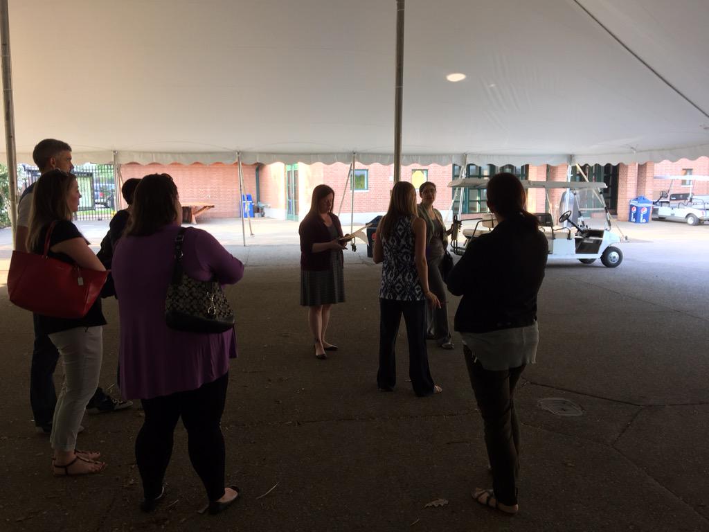ecspgh's tweet photo. 8th grade teachers at @PghZoo planning graduation http://t.co/dkKk2a1zin