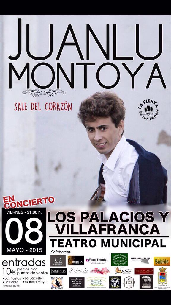 DaniCeballos46's tweet photo. Viernes a las 21:00 Juanlu Montoya actuará en el teatro de LOS PALACIOS Y VILLAFRANCA .... No lo os perdáis 🎼🎶🎤 http://t.co/yMJrdkAvIg