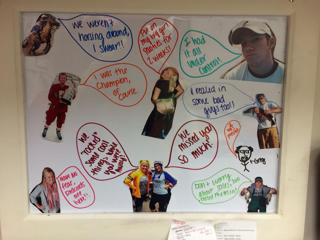 MissaCharissa's tweet photo. First day back from vacation & I'm like ... "Woah" ... Love it!! Thank you, #wildwildwillmar! @Adam_Reiter http://t.co/R93Tkmr3wp