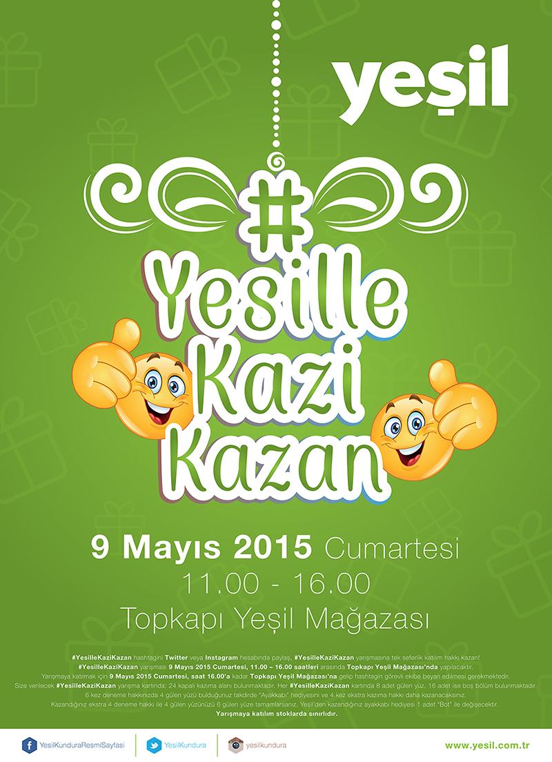 YesilKundura's tweet photo. #YesilleKazıKazan hashtagini tweetle! 9MayısCumartesi Topkapı Yeşil Mağazasına gel,HediyeKartını Kazı,Ayakkabı KAZAN! http://t.co/j8lyF5npid