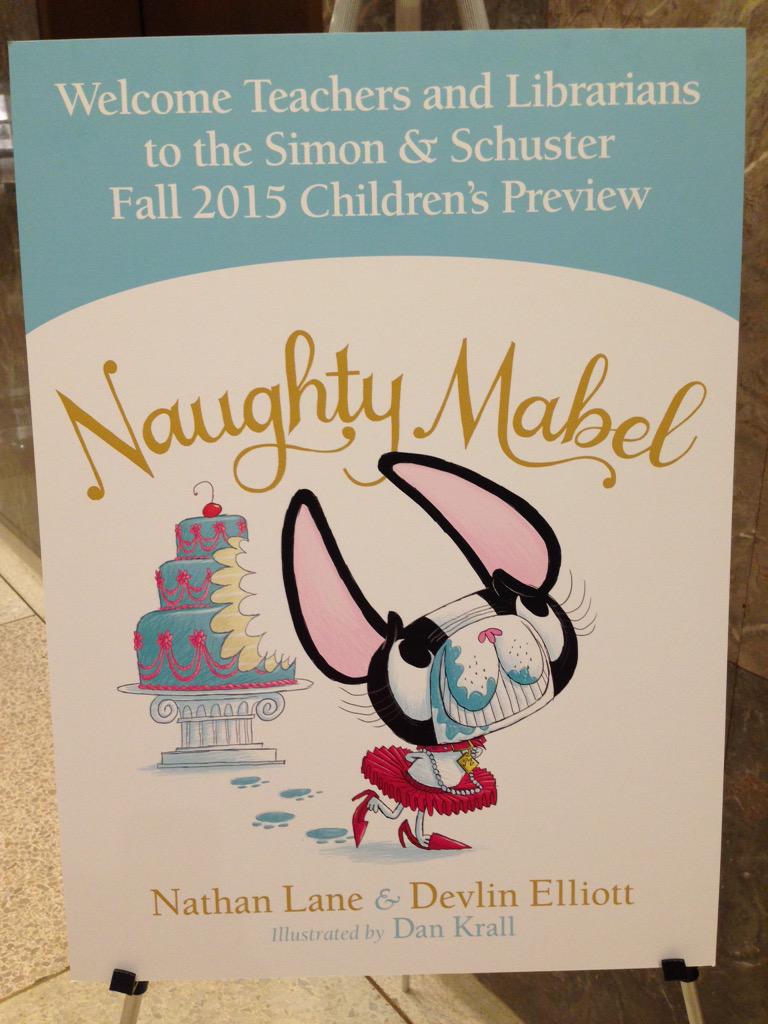 SSEdLib's tweet image. So excited to welcome Nathan Lane &amp;amp; Devlin Elliott for our Kids Preview today! @NaughtyMabel