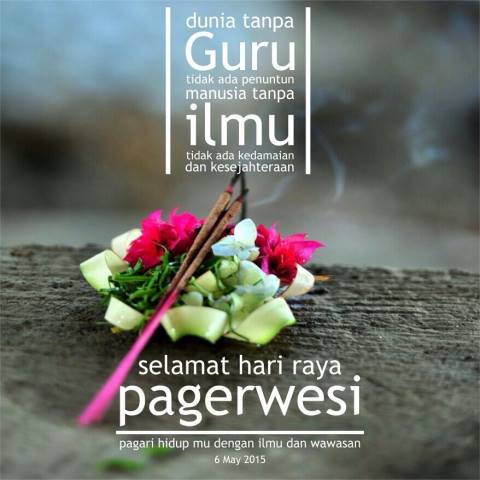 Om swastyastu selamat hari raya pagarwesi 😀😁😂 . jangan lupa sembahyang ya 😀😁