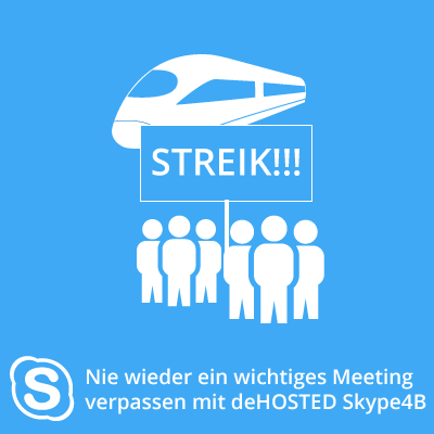 skype4b's tweet photo. Tauschen Sie die #Bahn gegen @deHOSTED #Skype4B vormals #Lync und genießen Sie die Freiheit. http://t.co/wUofhnUwb0 http://t.co/ddcFM5LntW