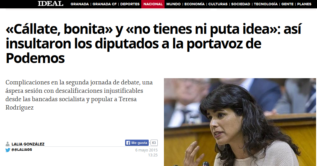 TeresaRodr_'s tweet photo. La vieja política tiene alergia a los cambios. No les gustan, les molestan, no pueden evitarlo, les pica. http://t.co/FSq9XyIGrU