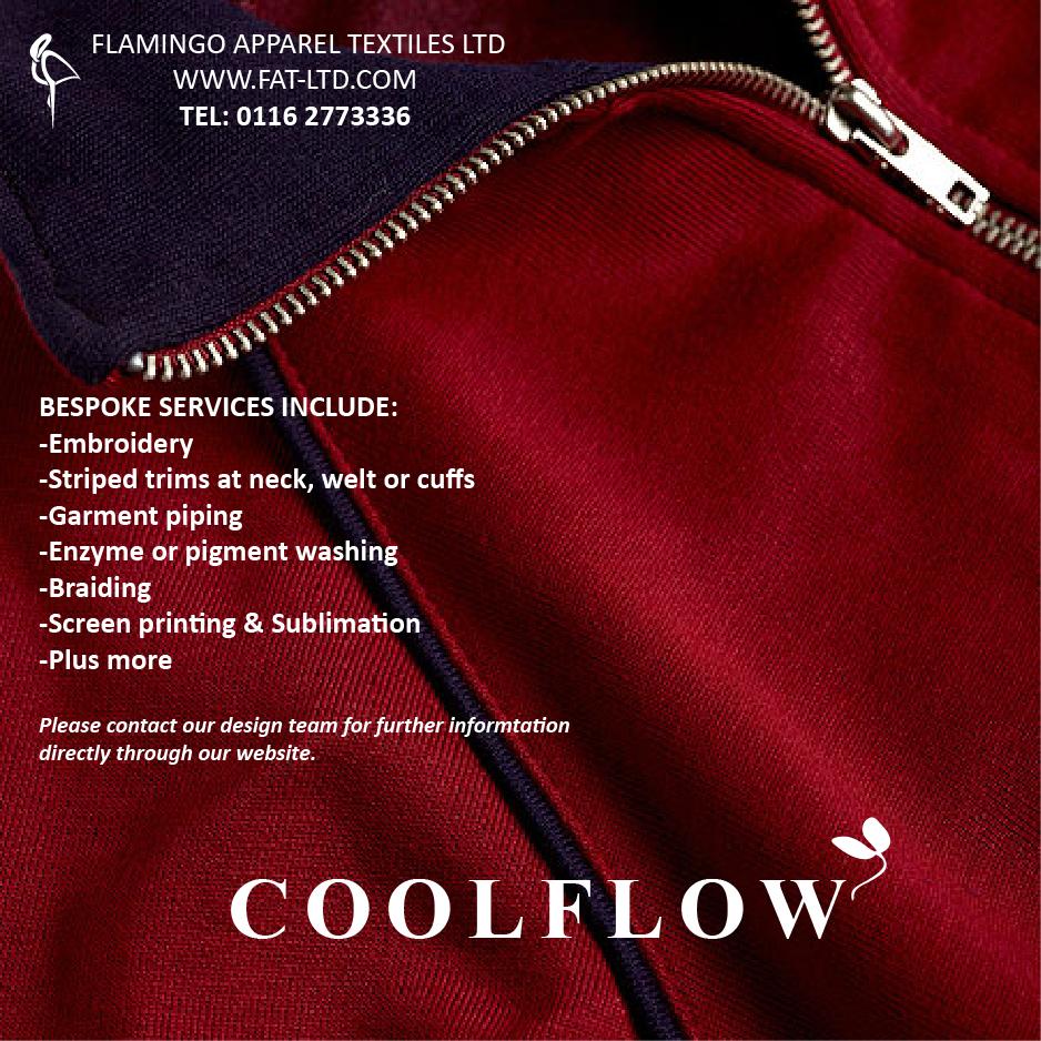 CoolflowSW's tweet image. We offer endless #bespoke options with our Coolflow #garment collections. Contact us to discuss what you require.