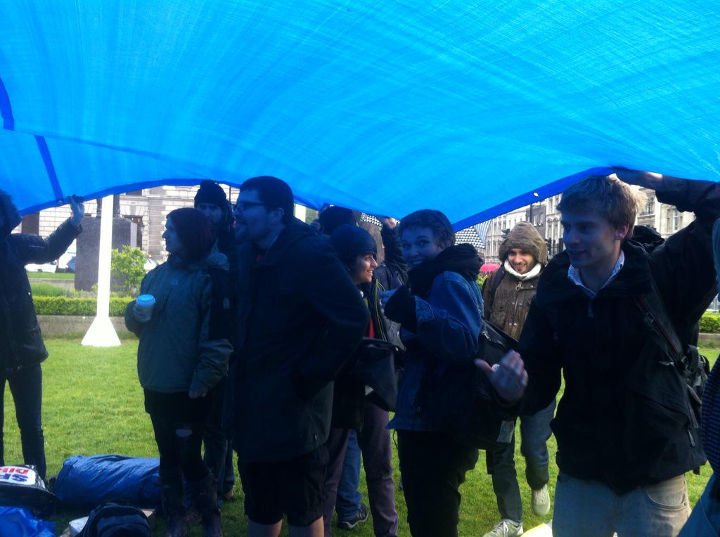 Occupation improvisation <a href="/OccupyDemocracy/">Occupy Democracy</a>