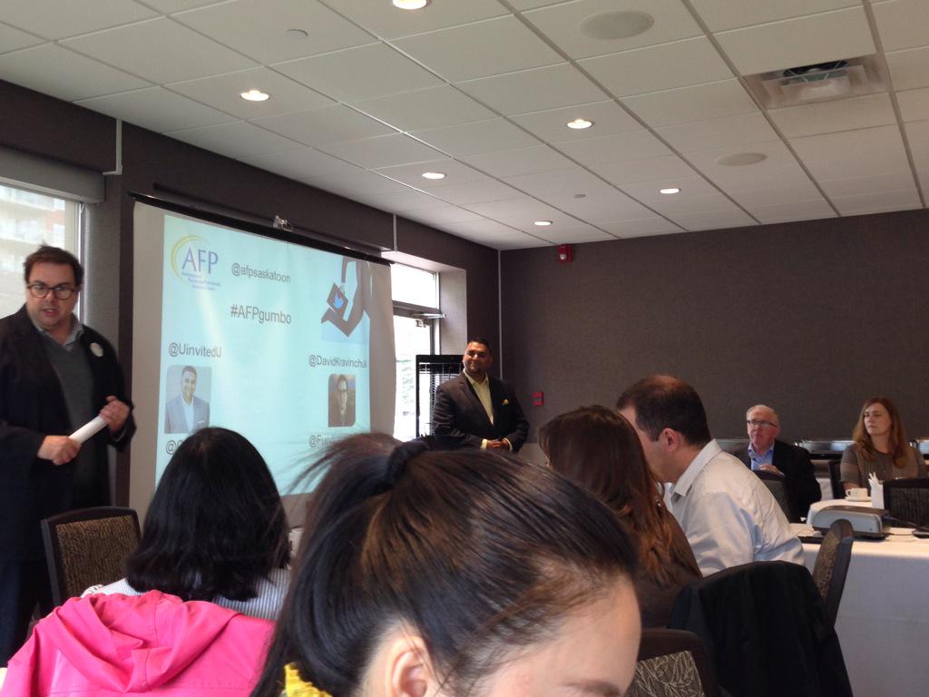 afpsaskatoon's tweet image. Full room for Integration Gumbo with @DavidKravinchuk and @UinvitedU today! #integrated #fundraising #afp #afpcanada