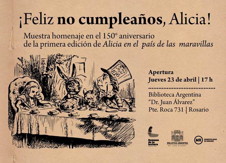 R_Invisible's tweet photo. La @BiblioArgentina celebra el ¡¡Feliz Feliz No cumpleaños de #Alicia!! #gratis: 
http://t.co/AwpfXNq7Ed http://t.co/dPaI3BN8uA