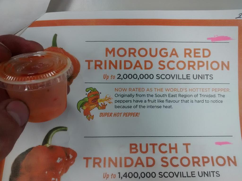 <a href="/dhotshoppe/">D Hot Shoppe</a> served us what is now rated as THE WORLD'S HOTTEST PEPPER.