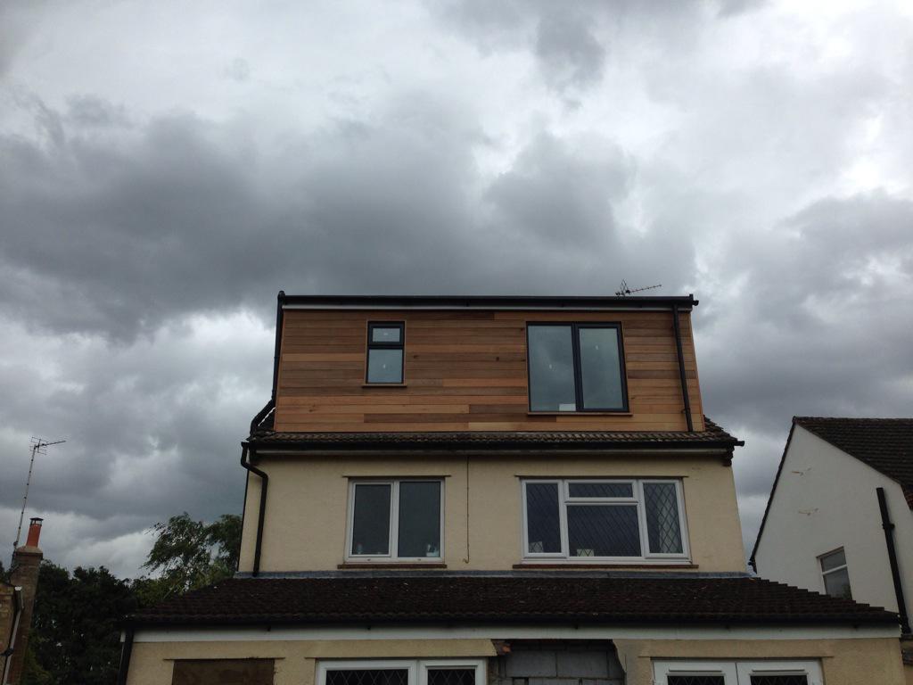 Concept2013's tweet image. Cedar clad dormer conversion