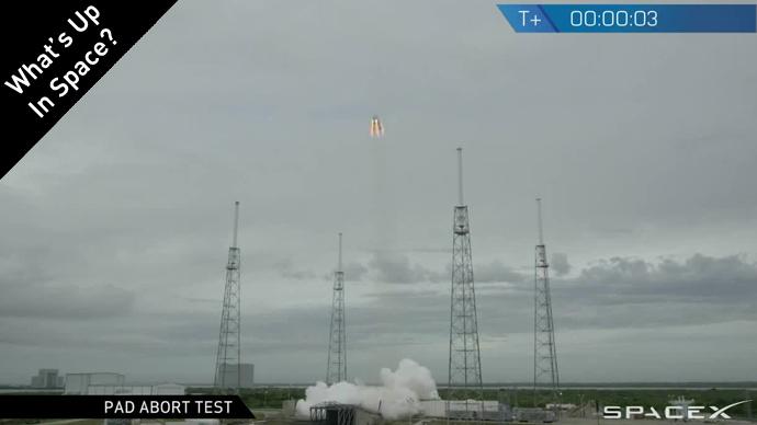 ScottWx_TWN's tweet photo. What's Up In Space? First test flight of @SpaceX's new Dragon - http://t.co/yfYrkplL65 #PadAbortTest #space http://t.co/r94juFhW2a