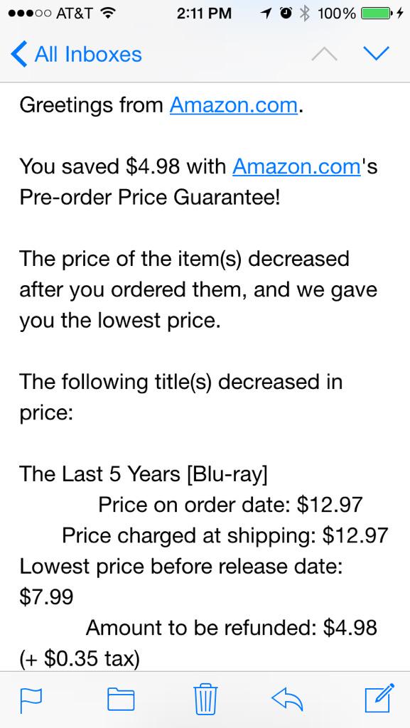 solareclipsion's tweet image. Thanks @amazon for the Pre-Order Price Guarantee! I love unexpected savings! #amazonrocks #amazonprime #moneysaving