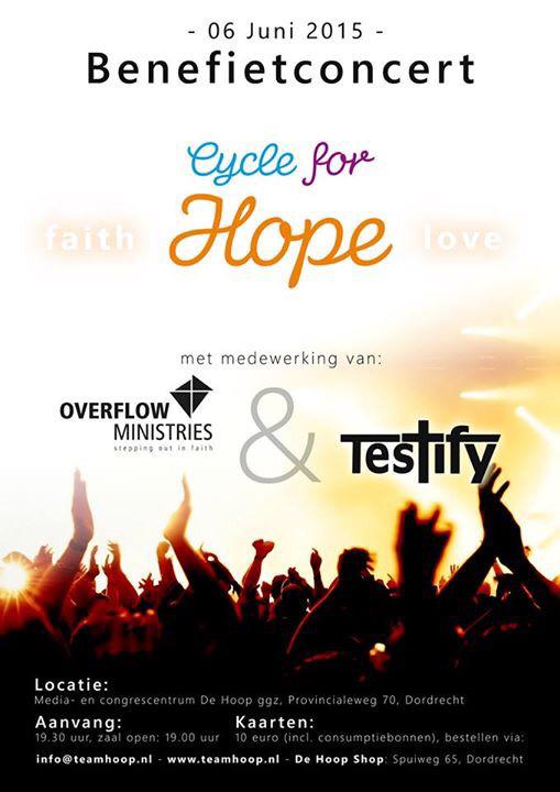 Be there! #6juni #benefietconcert #praise #worship <a href="/TeamHOOP/">CFH Team HOOP</a> <a href="/CycleforHopeNL/">Cycle for Hope</a>