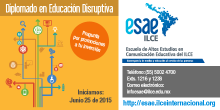 ESAElatam's tweet photo. Nuevas fechas para el diplomado en Educación Disruptiva ¡No pierdas esta oportunidad! @piscitelli @ILCEedu http://t.co/cFVRRgU59O