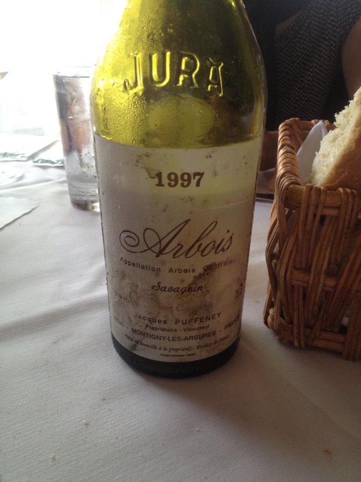 Anything but Chardonnay today for lunch after a breakfast of Chablis Cru