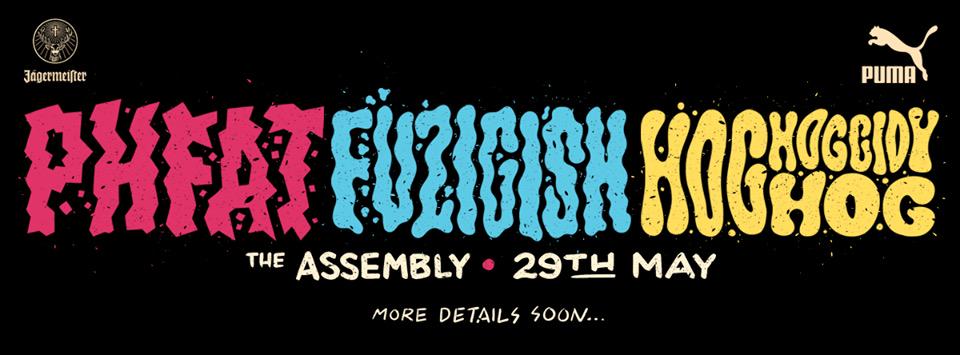 <a href="/HOGHOGGIDYHOG/">Hog Hoggidy Hog</a>, <a href="/phfat/">PHFAT</a> and <a href="/SkankToFuzigish/">Fuzigish</a> have announced one massive Cape Town gig. #HogsAreBack