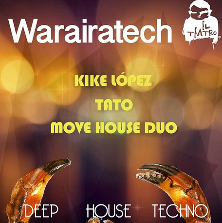 Warairatech's tweet photo. Los esperamos hoy en @elteatrobar en otra edición de @Warairatech.

#ElTeatrico + #RumbearEsSano http://t.co/5e8BwvxWRn