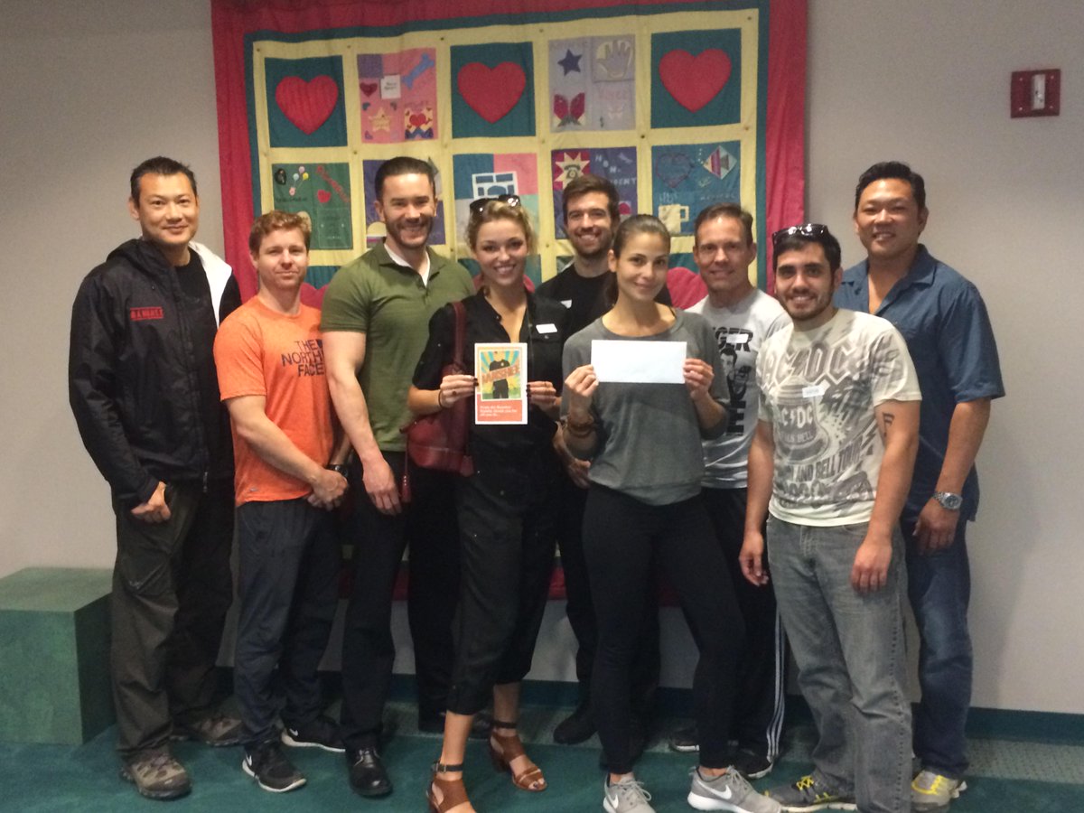 wcspittsburgh's tweet photo. HUGE thanks to @BansheeAction and some of the cast for their generous donation to WC&amp;S! We really appreciate it! http://t.co/lwWnC4kZn0