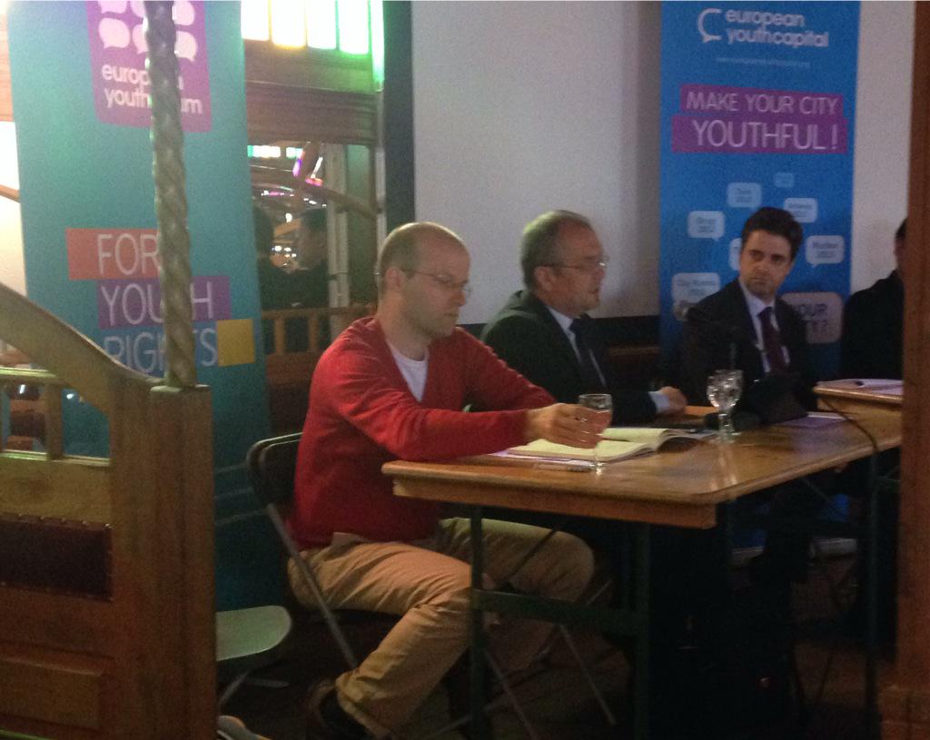 EuroCelt's tweet photo. Participatory budgeting -  430 projects submitted during @cluj2015 &amp; 18,000 people voted - Mayor @Emil_Boc #youthUP http://t.co/aBgJZZ02jo