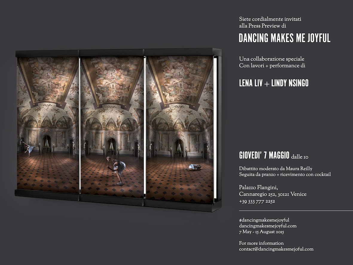 redazionline's tweet photo. http://t.co/N66WeLFyMi Anteprima mondiale @la_Biennale: l’artista #LenaLiv e la coreografa #LindyNsingo @sampunis http://t.co/4OlBt617Gc