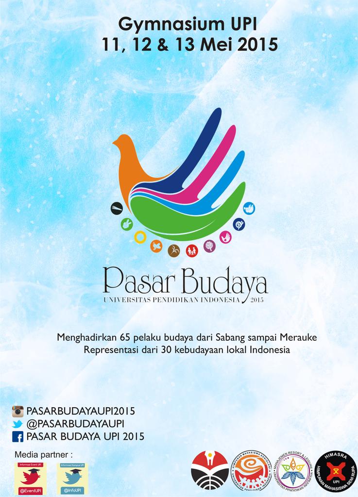InfoUPI's tweet photo. UPI proudly present The Biggest Indonesian Culture Exhibition. @pasarbudayaupi on 11-13 May 2015 at Gymnasium UPI. http://t.co/7vdynBN9OT .