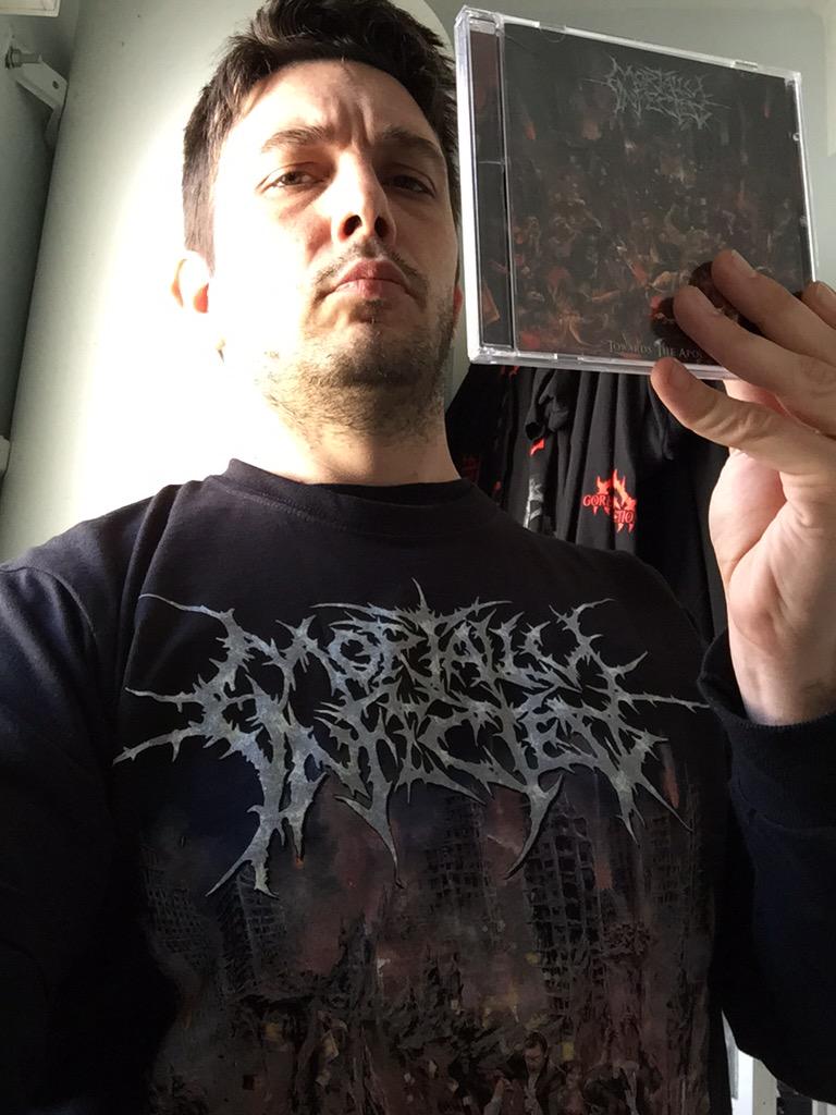 Slammingmat's tweet photo. #mortallyinfected #shownomercyrecords http://t.co/PufqbPeLvV