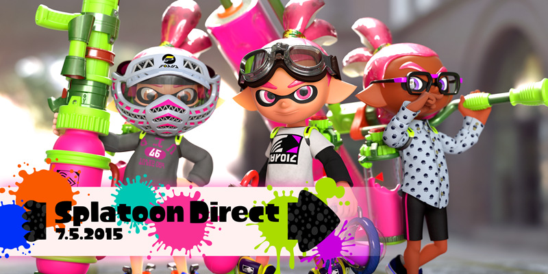 NintendoES's tweet image. #NoPuedoDejarDe pensar en el #SplatoonDirect de mañana a las 16 horas!!