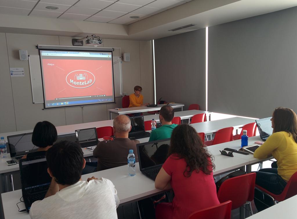 flxarias's tweet photo. Crear una ficción para contar una realidad. @miriamhernanz juega con #Montelab, docugame del @lab_rtvees, en @mipumh http://t.co/LOc3bXvrVe