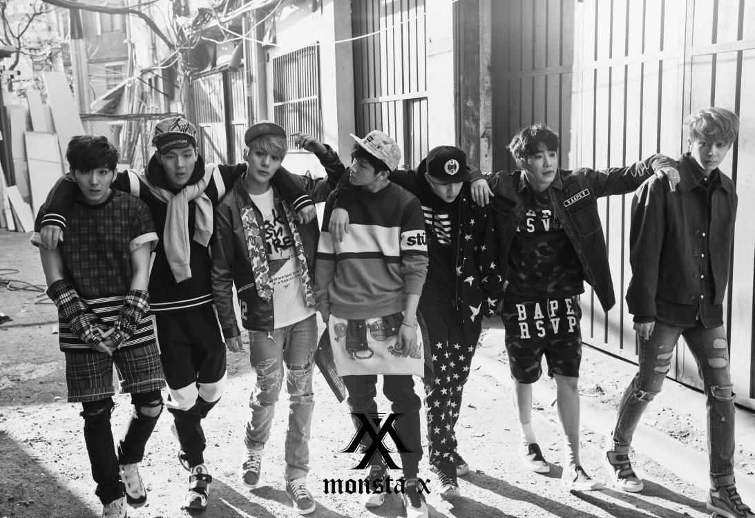 Concept Monsta X Teases W Group Photo Debut Celebrity Photos Onehallyu