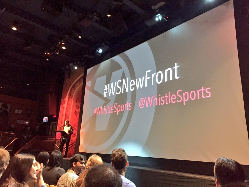 RAGrayUSA's tweet photo. Kicking off our Wednesday with @whistlesports' #WSNewFront. Let's go! http://t.co/0vRcDiHuj2