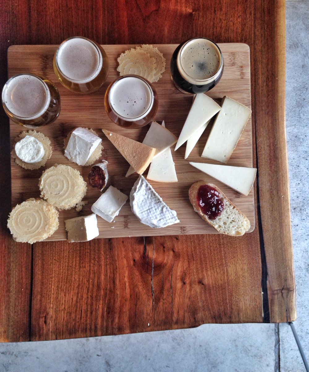 That's a wrap! Best way to spend a rainy day: a beer &amp; cheese photo shoot. Huge thx to our hosts <a href="/SanitasBrewing/">Sanitas Brewing Co.</a>!