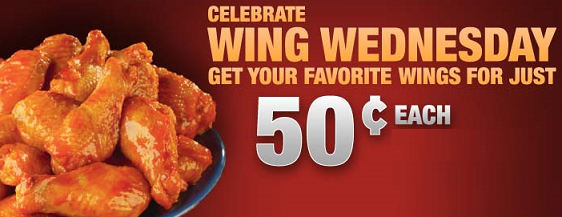 Twins1289's tweet photo. Who's thinking about #lunch already? We are too! Stop in today for #WingWednesday and enjoy $.50 wings!! http://t.co/OppDNp6rJg