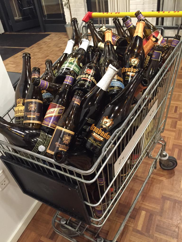 Nice &amp; crowdy Troubadour tasting yesterday night somewhere north of Kopenhagen, Denmark !
