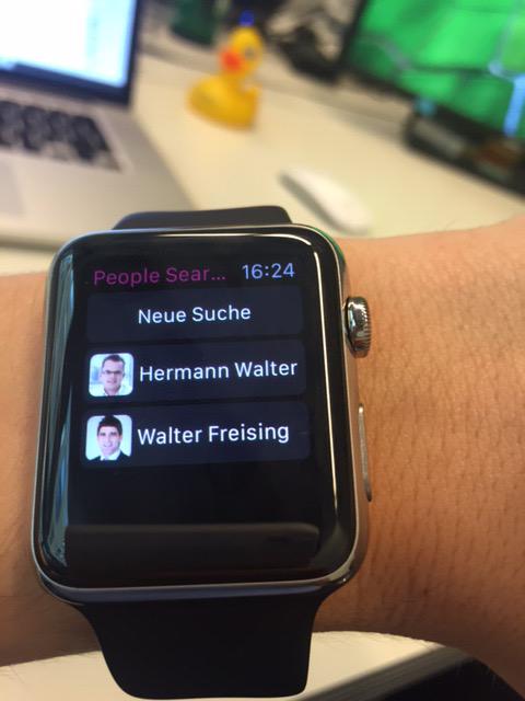btexx's tweet photo. #AppleWatch at #BTEXX! #SAP Tasks and People Search in Action... @PORTAL_SAP http://t.co/QBBIRVK7nO