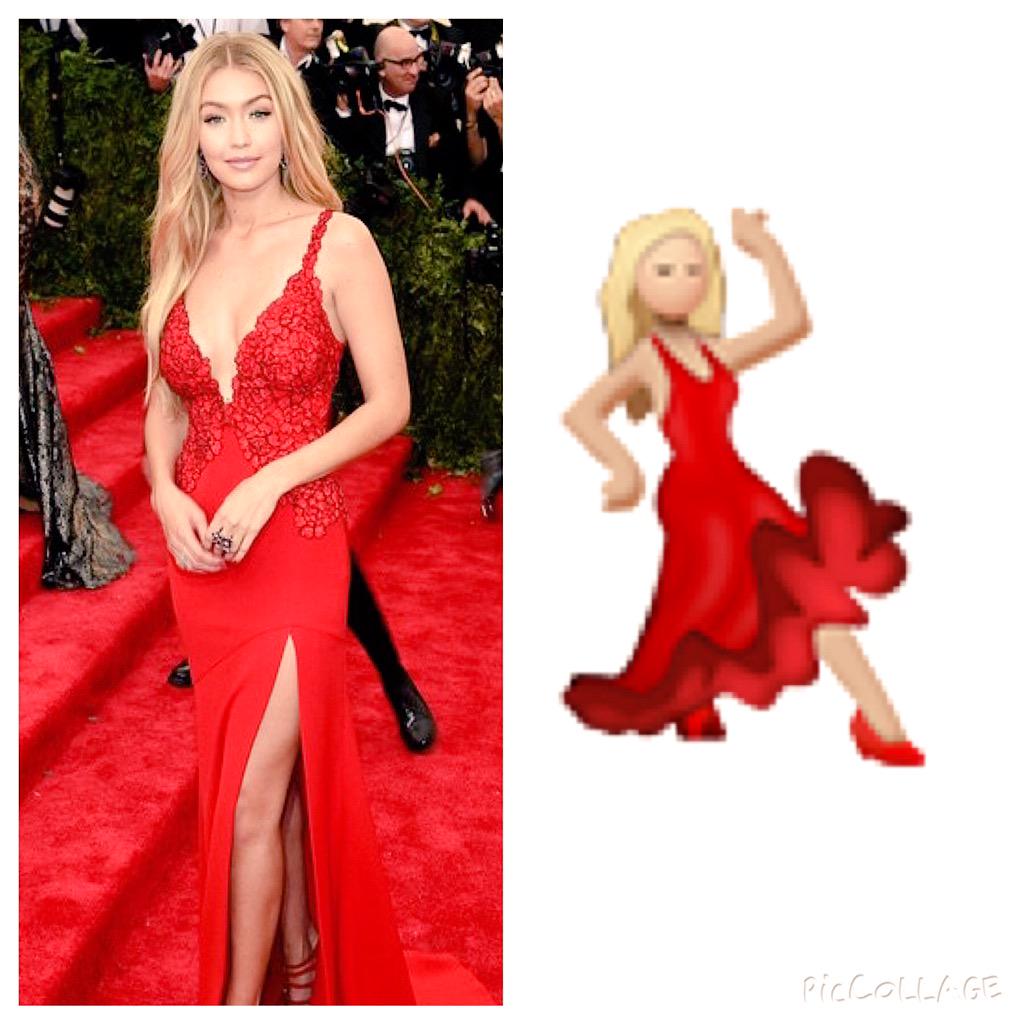 madicarta's tweet photo. @GiGiHadid we found your emoji..😉💃🏼 http://t.co/FDChcI5Vzx