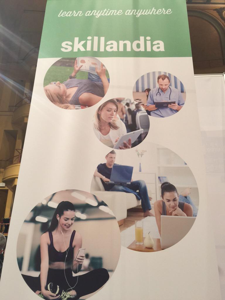 innov8tivmag's tweet photo. #Showcase vendors: @Skillandia allows you to learn &amp; share some of your skills from anywhere &amp; anytime. #TCDisrupt http://t.co/haJgEAO3IR