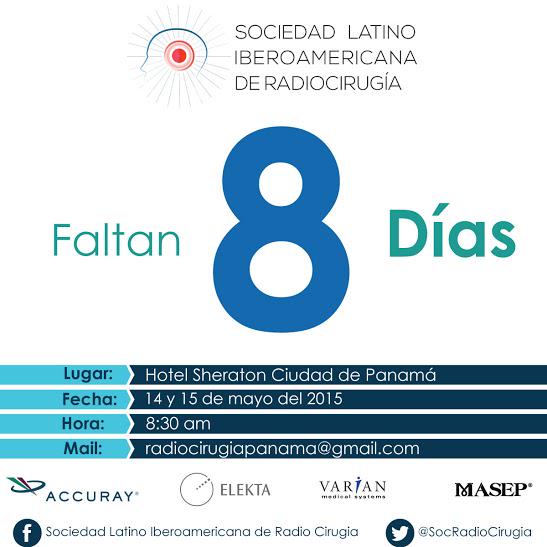 A solo 8 días para el Congreso Ibero Latinoamericano sobre Radiocirugía /patología oncológica y no oncológica #Panama