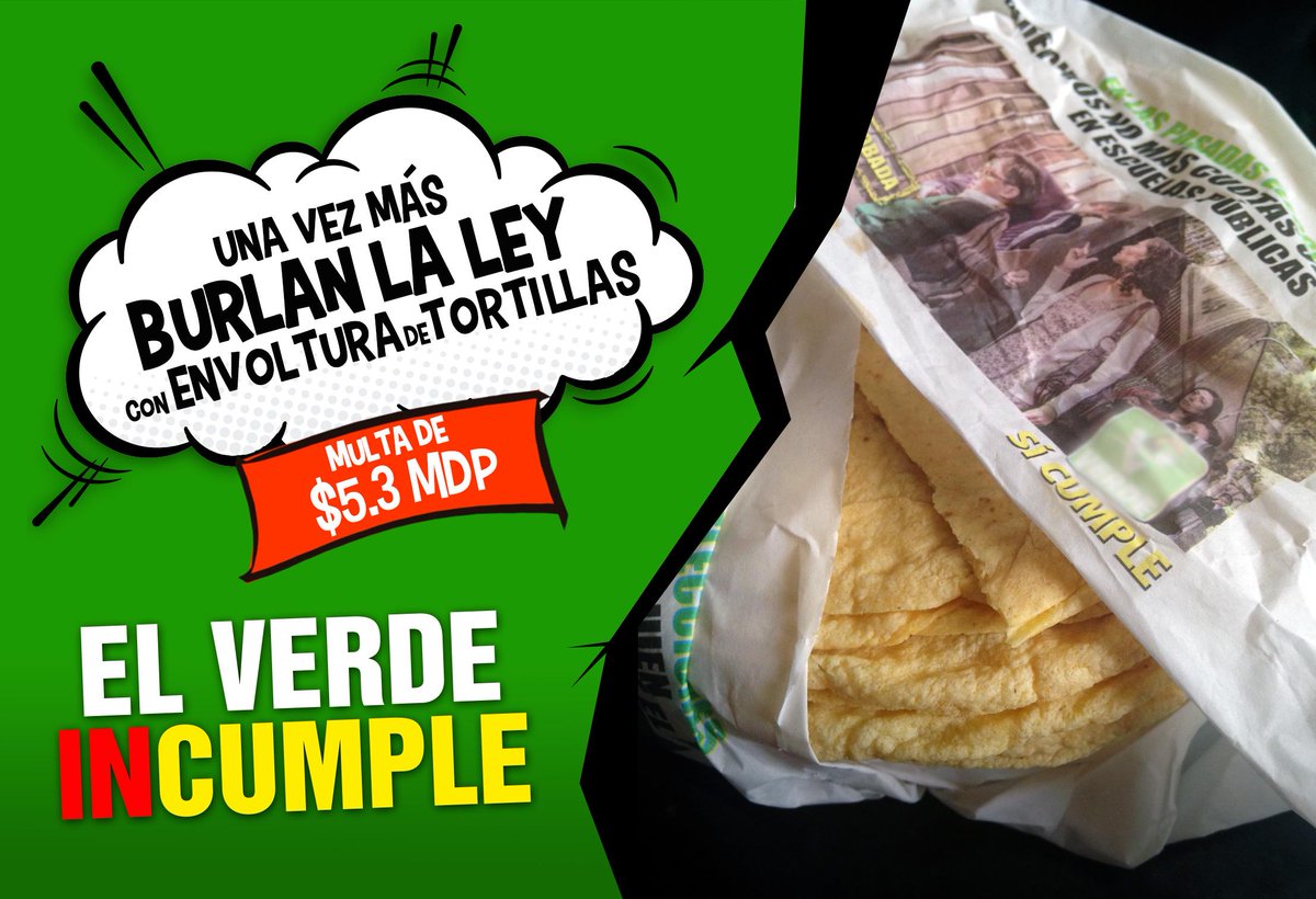 CDEPANVeracruz's tweet photo. Hasta en las tortillas el @partidoverdemex violó la ley, y con tu dinero se pagarán 5.3 MDP #PasadosDeVerde http://t.co/yTwU5yt68k