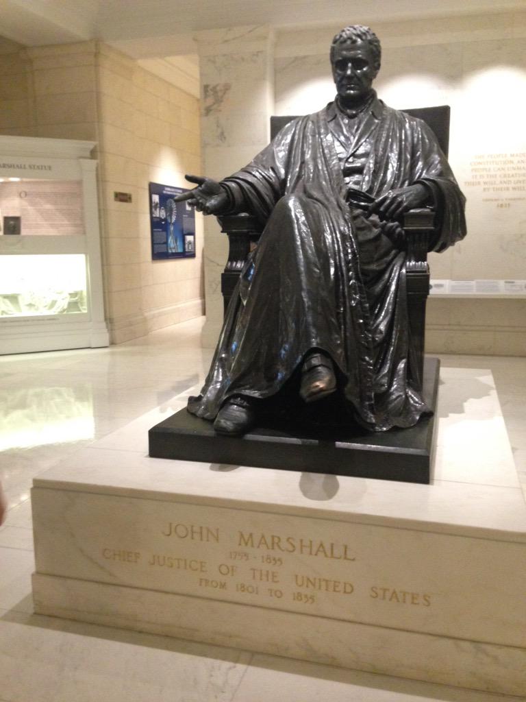 bellab2015's tweet photo. @bellab2015: @bellab2015: John Marshall: Chief Justice of the United States from 1801 to 1835 #dcskylion http://t.co/7dHbMcmdLr